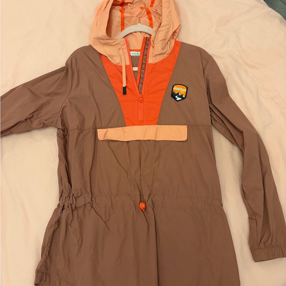 Alpine Design Peach, Coral & Mauve Colorblock Pullover